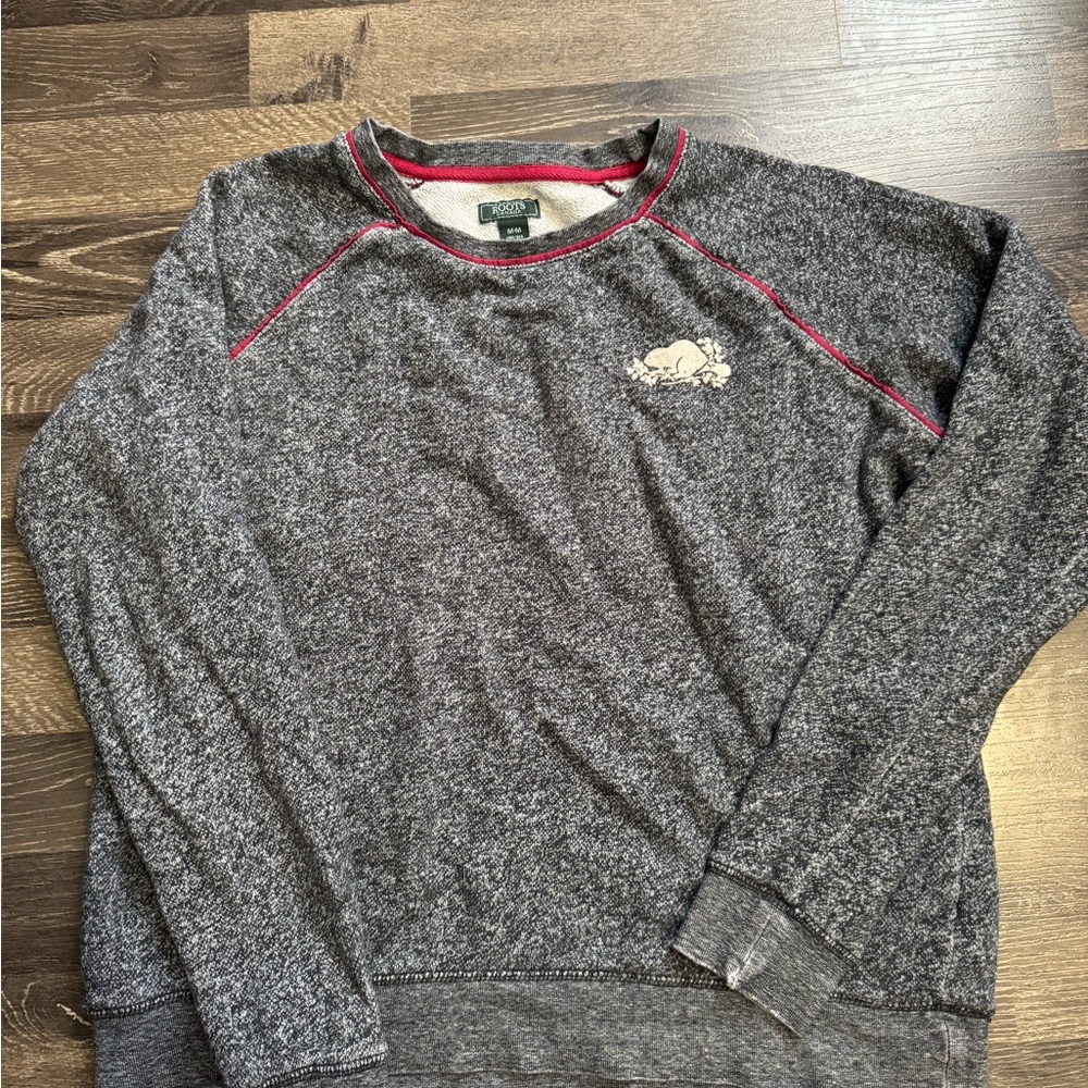Vintage Roots salt and pepper sweatshirt cabin